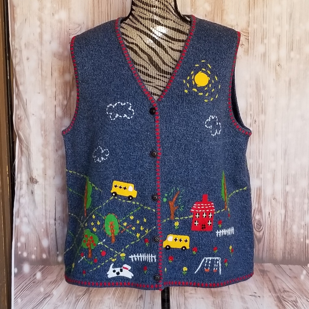 Susan Bristol teacher/school bus vest size XL